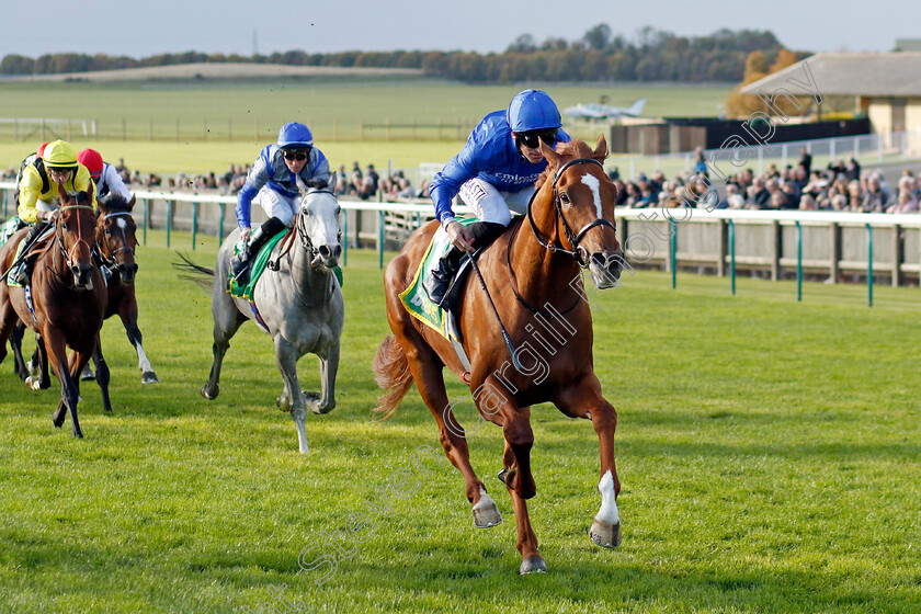 Al-Nafir-0003 
 AL NAFIR (Pat Dobbs) wins The bet365 Old Rowley Cup
Newmarket 7 Oct 2022 - Pic Steven Cargill / Racingfotos.com