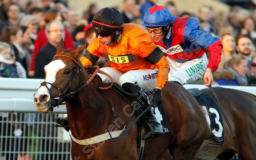 Speedo-Boy-0004 
 SPEEDO BOY (Tom O'Brien) wins The BetVictor Intermediate Handicap Hurdle
Cheltenham 17 Nov 2018 - Pic Steven Cargill / Racingfotos.com