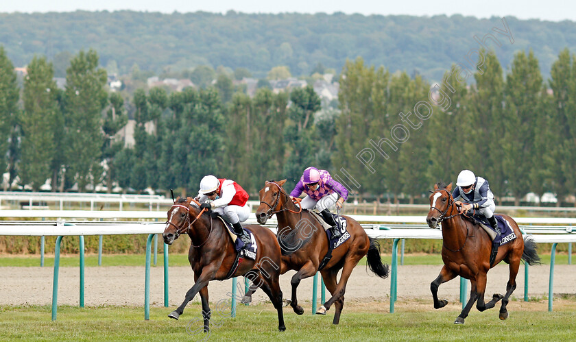 Port-Guillaume-0005 
 PORT GUILLAUME (C Demuro) beats DICK WHITTINGTON (centre) and KETIL (right) in The Prix Hocquart
Deauville 8 Aug 2020 - Pic Steven Cargill / Racingfotos.com