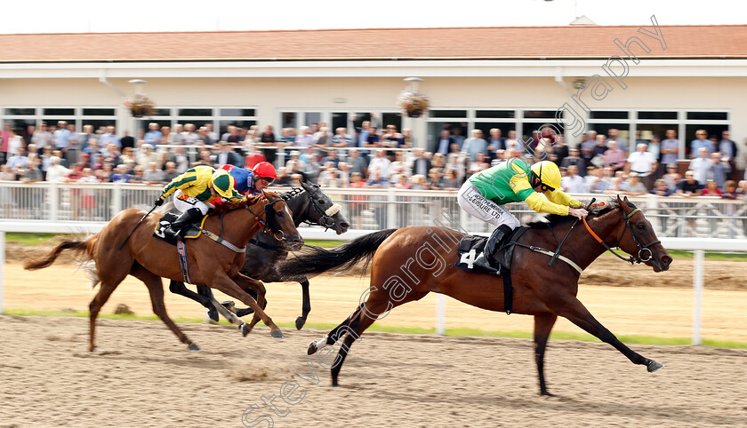 Eirene-0002 
 EIRENE (Robert Winston) wins The Greene King IPA Fillies Stakes
Chelmsford 30 Aug 2018 - Pic Steven Cargill / Racingfotos.com