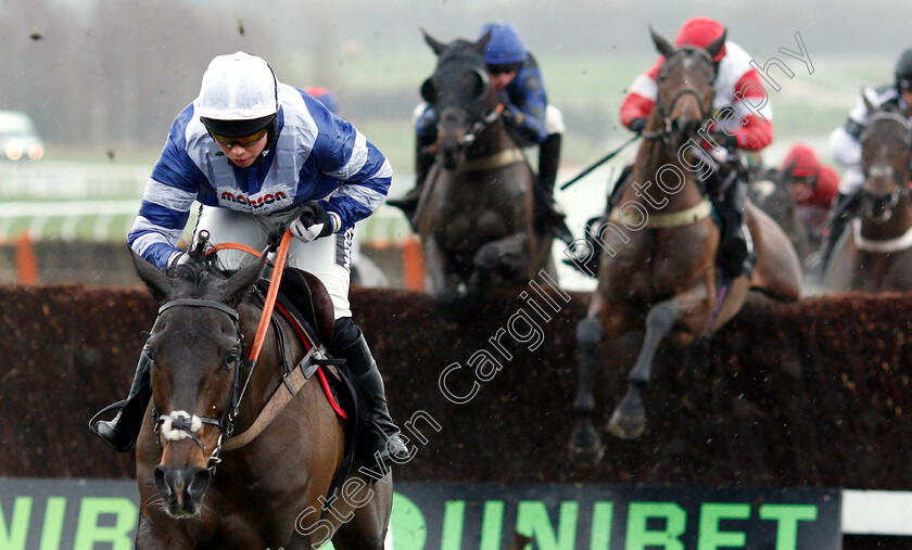 Frodon-0002 
 FRODON (Bryony Frost) wins The Caspian Caviar Gold Cup Handicap Chase
Cheltenham 15 Dec 2018 - Pic Steven Cargill / Racingfotos.com