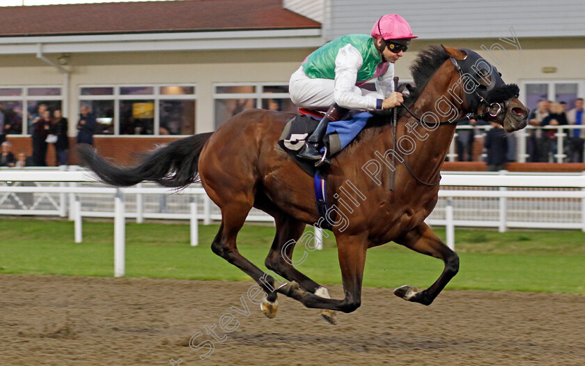 Stanage-0001 
 STANAGE (Robert Havlin) wins The Betfair Maiden Stakes
Chelmsford 3 Oct 2024 - Pic Steven Cargill / Racingfotos.com