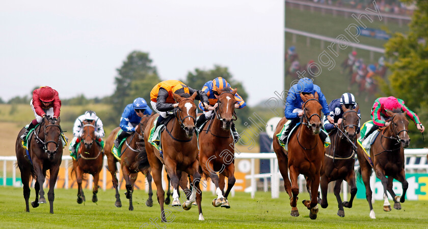 Arabian-Dusk-0007 
 ARABIAN DUSK (centre, Harry Davies) beats MOUNTAIN BREEZE (2nd right) in The Duchess Of Cambridge Stakes
Newmarket 12 Jul 2024 - pic Steven Cargill / Racingfotos.com