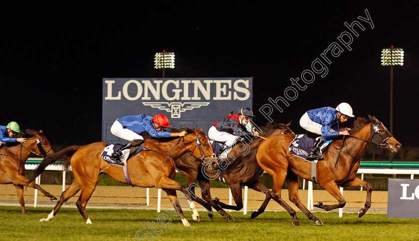 Creative-Flair-0004 
 CREATIVE FLAIR (William Buick) beats DUBAI LOVE (left) in The Balanchine Stakes
Meydan, 4 Feb 2022 - Pic Steven Cargill / Racingfotos.com