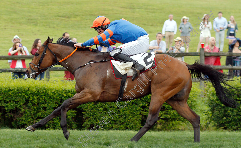 Markhan-0007 
 MARKHAN (Davy Russell) wins The George Sloan & John Sloan Sr Maiden Hurdle
Percy Warner Park, Nashville Tennessee USA, 11 May 2019 - Pic Steven Cargill / Racingfotos.com