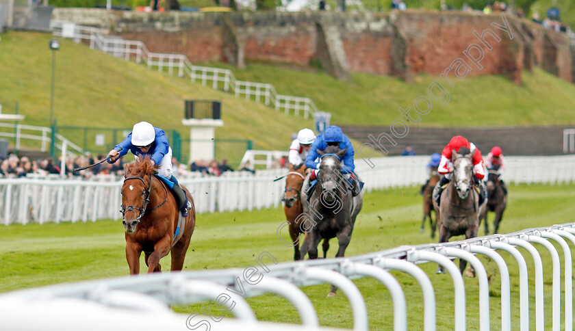 Secret-State-0001 
 SECRET STATE (William Buick) wins The Edinburgh Gin Maiden Stakes
Chester 4 May 2022 - Pic Steven Cargill / Racingfotos.com