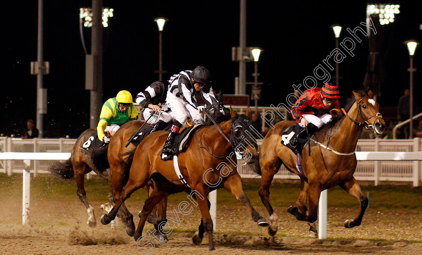 Strawberry-Jack-0001 
 STRAWBERRY JACK (centre, Ben Curtis) beats FIELDS OF DREAMS (right) in The Bet totescoop6 At totesport.com Handicap
Chelmsford 2 Jan 2020 - Pic Steven Cargill / Racingfotos.com