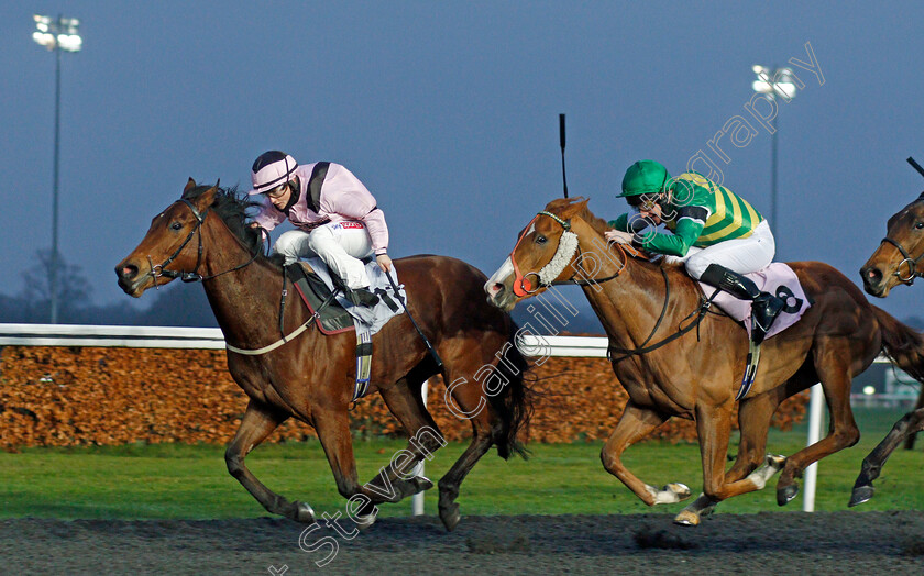 The-Good-Ting-0001 
 THE GOOD TING (right, Liam Keniry) beats THE PRETTY WAY (left) in The Unibet New Instant Roulette Handicap
Kempton 13 Jan 2021 - Pic Steven Cargill / Racingfotos.com