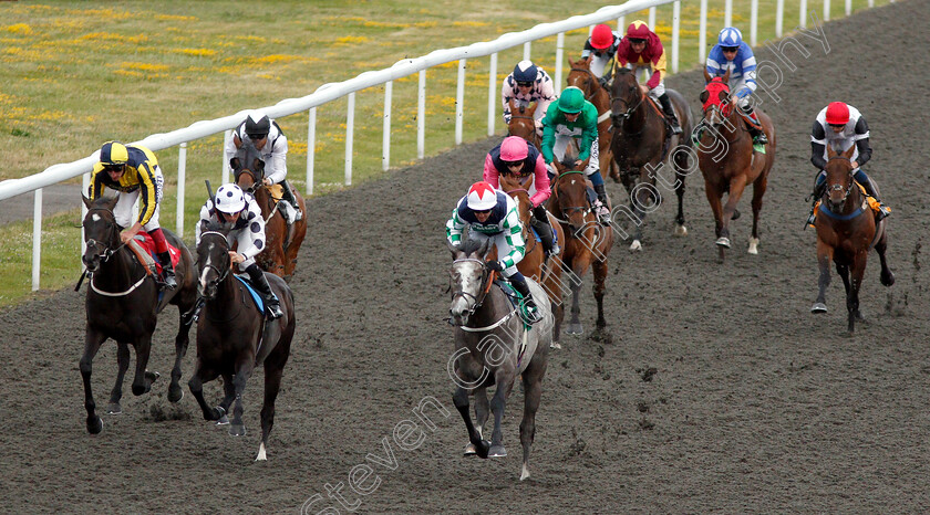 Galileo-Silver-0005 
 GALILEO SILVER (centre, Jim Crowley) beats ZZORO (2nd left) and GET BACK GET BACK (left) in The 32Red Handicap
Kempton 10 Jul 2019 - Pic Steven Cargill / Racingfotos.com