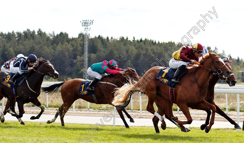 Red-Cactus-0003 
 RED CACTUS (Elione Chaves) wins The Timeform Svealandlopning
Bro Park, Sweden 23 Sep 2018 - Pic Steven Cargill / Racingfotos.com