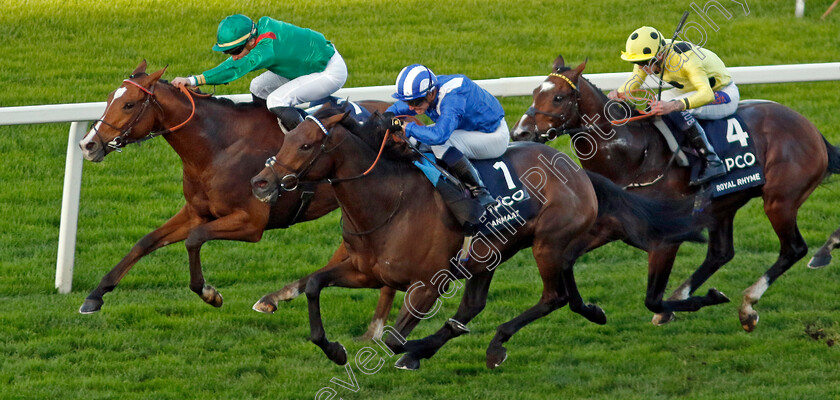 Anmaat-0011 
 ANMAAT (Jim Crowley) beats CALANDAGAN (left) in The Qipco Champion Stakes
Ascot 19 Oct 2024 - Pic Steven Cargill / Racingfotos.com