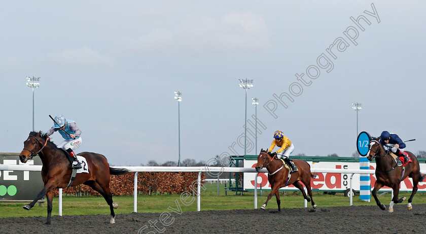 Sir-Oliver-0001 
 SIR OLIVER (Shane Kelly) wins The 100% Profit Boost At 32redsport.com Novice Stakes
Kempton 17 Feb 2020 - Pic Steven Cargill / Racingfotos.com