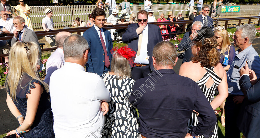 Artorius-0006 
 Sam Freedman debrief with connections after ARTORIUS finished 3rd in The Darley July Cup
Newmarket 9 Jul 2022 - Pic Steven Cargill / Racingfotos.com