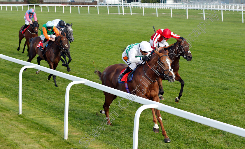 Akvavera-0003 
 AKVAVERA (Silvestre De Sousa) wins The Smarkets Betting Exchange Fillies Handicap
Sandown 19 Sep 2018 - Pic Steven Cargill / Racingfotos.com