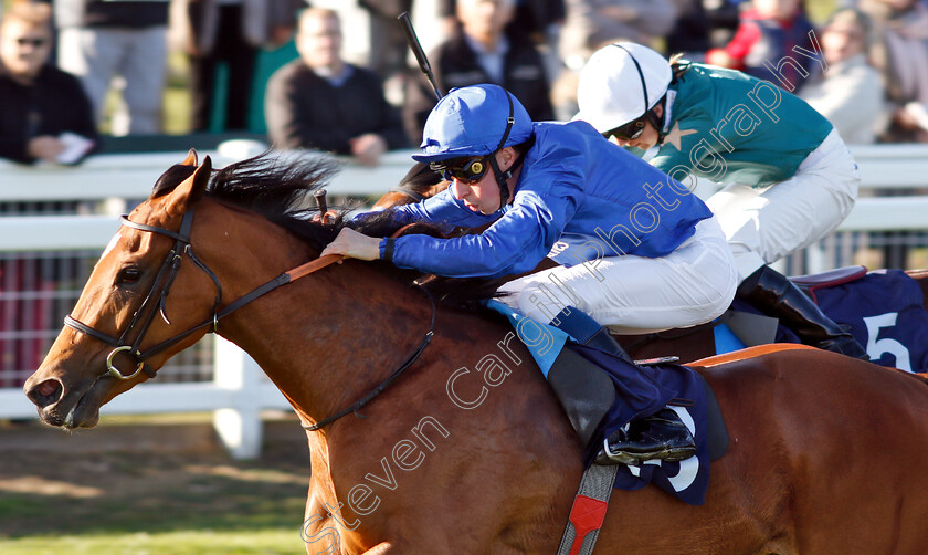 Nashirah-0006 
 NASHIRAH (William Buick) wins The British European Breeders Fund EBF Fillies Novice Stakes
Yarmouth 23 Oct 2018 - Pic Steven Cargill / Racingfotos.com