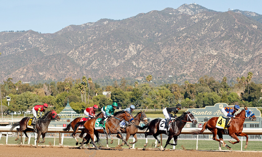 Zestful-0001 
 ZESTFUL (Joseph Talamo) leads the Marathon Stakes field
Santa Anita 1 Nov 2019 - Pic Steven Cargill / Racingfotos.com