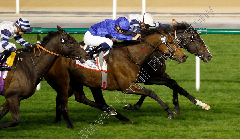 Warren-Point-0002 
 WARREN POINT (centre, Mickael Barzalona) beats SEAN (farside) and SOLID STONE (left) in The Dubai Millennium Stakes
Meydan 2 Feb 2024 - Pic Steven Cargill / Racingfotos.com