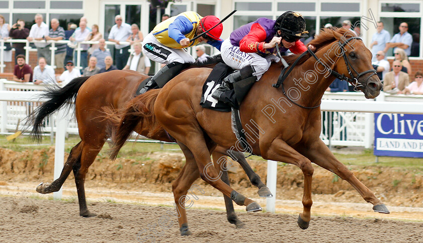 Seniority-0003 
 SENIORITY (Ryan Moore) wins The Bet totetrifecta At totesport.com Moulsham Mile Handicap
Chelmsford 13 Jun 2018 - Pic Steven Cargill / Racingfotos.com