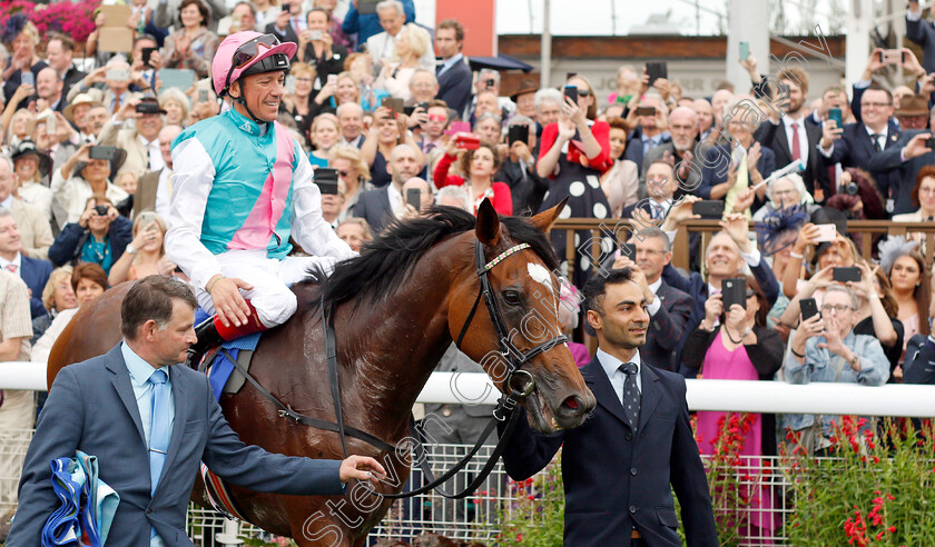 Enable-0013 
 ENABLE (Frankie Dettori) after The Darley Yorkshire Oaks
York 22 Aug 2019 - Pic Steven Cargill / Racingfotos.com