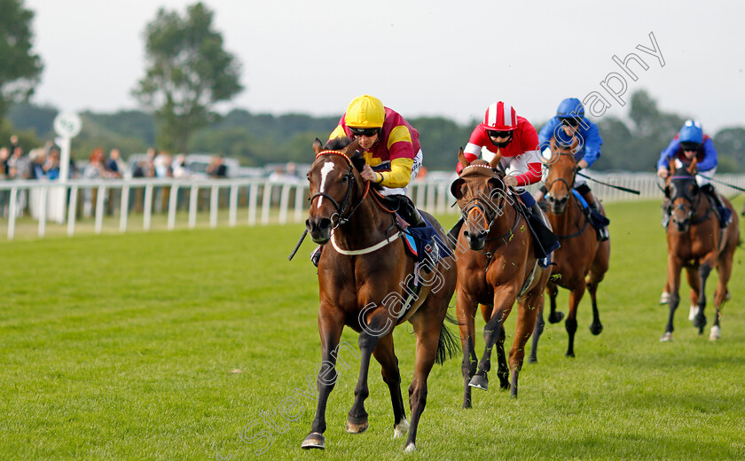 The-Thunderer-0004 
 THE THUNDERER (Jack Mitchell) wins The Quinnbet Best Odds Guaranteed Maiden Handicap
Yarmouth 14 Jul 2021 - Pic Steven Cargill / Racingfotos.com