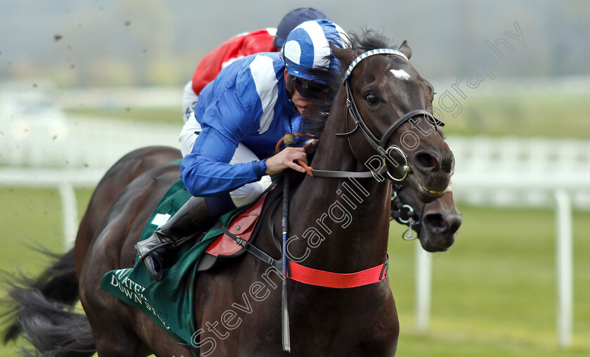 Mohaather-0009 
 MOHAATHER (Jim Crowley) wins The Watership Down Stud Greenham Stakes
Newbury 13 Apr 2019 - Pic Steven Cargill / Racingfotos.com