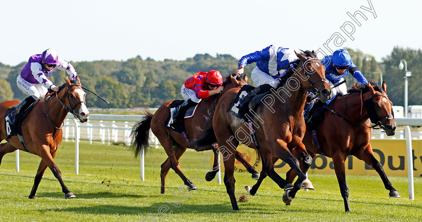 Humanitarian-0002 
 HUMANITARIAN (James Doyle) beats DUBAI FUTURE (right) in The Dubai Duty Free Handicap
Newbury 18 Sep 2020 - Pic Steven Cargill / Racingfotos.com