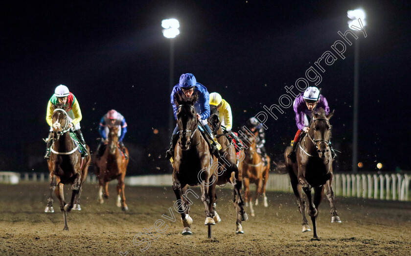 Rebel s-Romance-0001 
 REBEL'S ROMANCE (William Buick) beats ELEGANT MAN (right) in The Unibet Wild Flower Stakes
Kempton 13 Dec 2023 - Pic Steven Cargill / Racingfotos.com