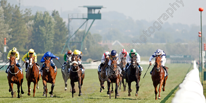 Maystar-0001 
 MAYSTAR (3rd right, Hollie Doyle) wins The Prix Moonlight Cloud
Deauville 9 Aug 2020 - Pic Steven Cargill / Racingfotos.com