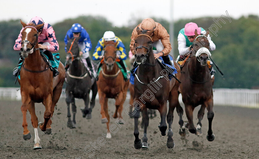 Cognisance-0002 
 COGNISANCE (2nd right, Tom Marquand) beats HELLO MISS LADY (left) in The Unibet Support Safe Gambling Novice Stakes Div2
Kempton 28 Aug 2024 - Pic Steven Cargill / Racingfotos.com