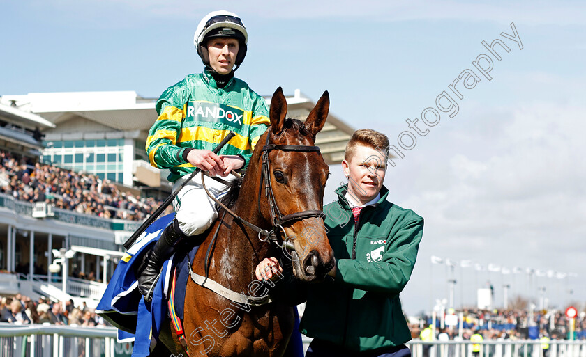 Zenta-0006 
 ZENTA (Mark Walsh) wins The Jewson Anniversary 4yo Juvenile Hurdle
Aintree 13 Apr 2023 - Pic Steven Cargill / Racingfotos.com