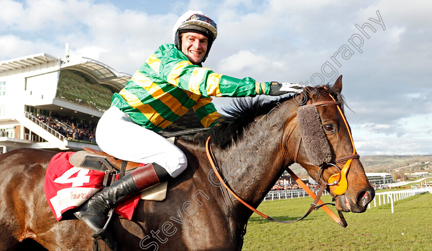 Easysland-0012 
 EASYSLAND (Jonathan Plouganou) after The Glenfarclas Cross Country Chase
Cheltenham 11 Mar 2020 - Pic Steven Cargill / Racingfotos.com