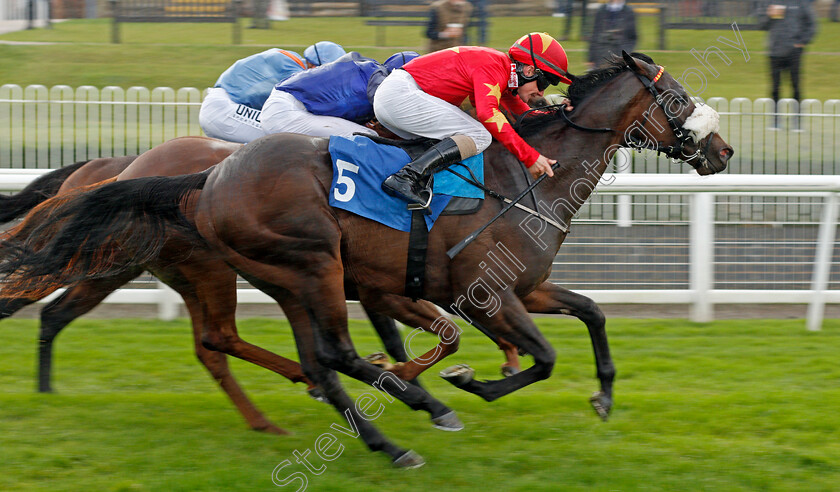 Emjaytwentythree-0003 
 EMJAYTWENTYTHREE (Kieran O'Neill) wins The Bet At racingtv.com Selling Stakes
Leicester 12 Oct 2021 - Pic Steven Cargill / Racingfotos.com