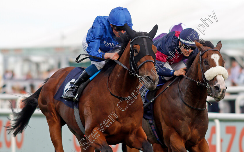 Royal-Fleet-0005 
 ROYAL FLEET (left, William Buick) beats SCOTTISH SUMMIT (right) in The Vermantia Handicap
Doncaster 11 Sep 2021 - Pic Steven Cargill / Racingfotos.com