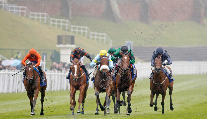 Absolutelyflawless-0002 
 ABSOLUTELY FLAWLESS (Laura Pearson) wins The ICM Stellar Sports Lily Agnes Stakes
Chester 4 May 2022 - Pic Steven Cargill / Racingfotos.com