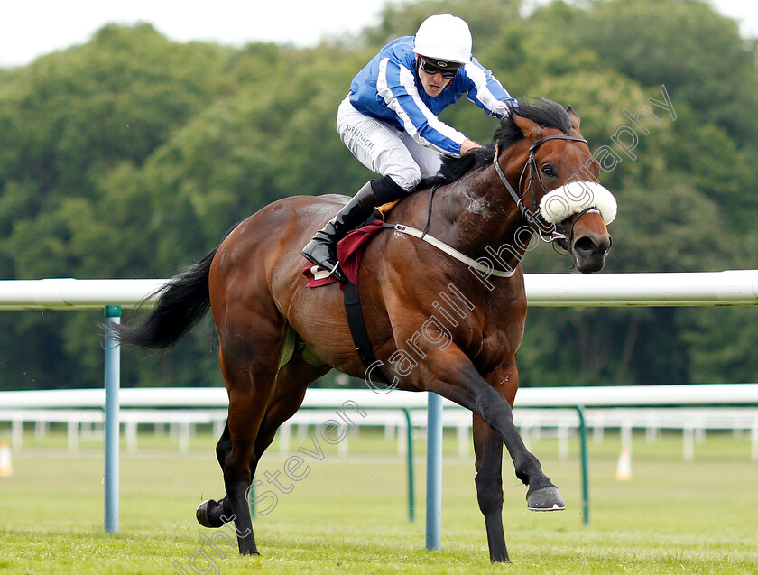 Hello-Youmzain-0007 
 HELLO YOUMZAIN (Kevin Stott) wins The Armstrong Aggregates Sandy Lane Stakes
Haydock 25 May 2019 - Pic Steven Cargill / Racingfotos.com