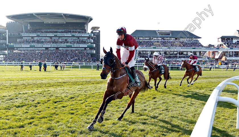 Tiger-Roll-0002 
 TIGER ROLL (Davy Russell) before winning The Randox Health Grand National
Aintree 6 Apr 2019 - Pic Steven Cargill / Racingfotos.com