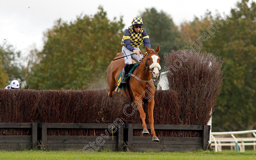 Wolf-Of-Windlesham-0005 
 WOLF OF WINDLESHAM (Ciaran Gethings) wins The Breeders' Cup On Sky Sports Racing Novices Chase
Fakenham 16 Oct 2020 - Pic Steven Cargill / Racingfotos.com