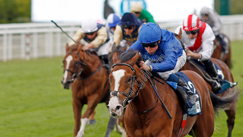 Mischief-Magic-0006 
 MISCHIEF MAGIC (William Buick) wins The British Stallion Studs EBF Maiden Stakes
Goodwood 26 Jul 2022 - Pic Steven Cargill / Racingfotos.com