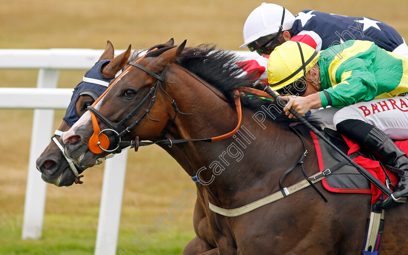 Recon-Mission-0007 
 RECON MISSION (nearside, Tom Marquand) beats IMPEACH (farside) in The Oxshott Handicap
Sandown 21 Jul 2022 - Pic Steven Cargill / Racingfotos.com