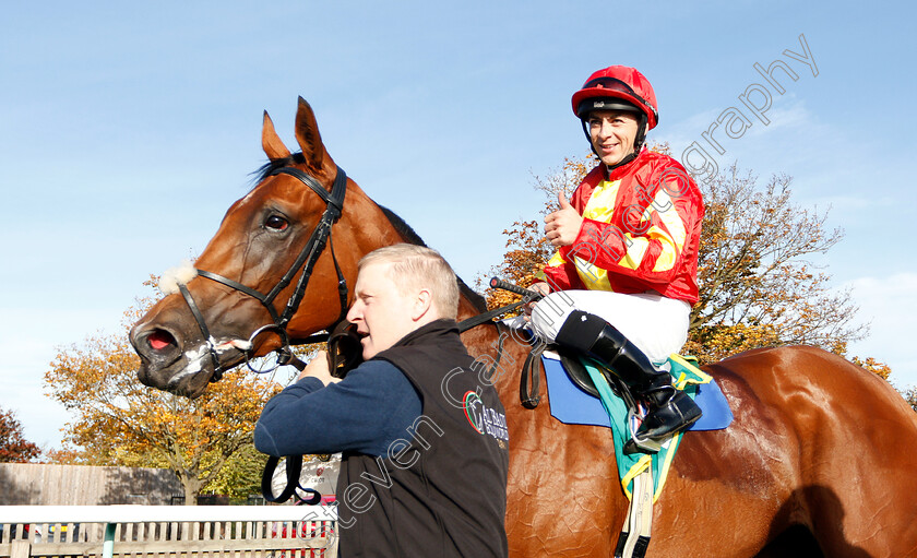 Iridessa-0012 
 IRIDESSA (Wayne Lordan) after The bet365 Fillies Mile
Newmarket 12 Oct 2018 - Pic Steven Cargill / Racingfotos.com