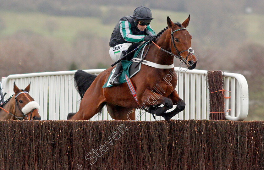 Pym-0001 
 PYM (Nico de Boinville) wins The International Decorative Surfaces Novices Chase
Cheltenham 13 Dec 2019 - Pic Steven Cargill / Racingfotos.com