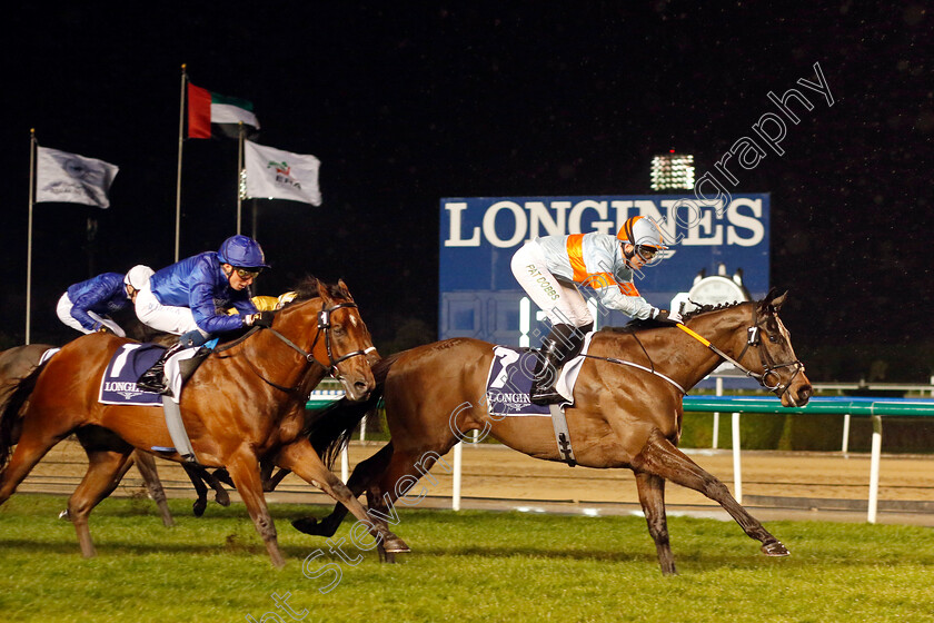 Coachello-0003 
 COACHELLO (Pat Dobbs) wins The Dubai Sprint
Meydan 27 Jan 2023 - Pic Steven Cargill / Racingfotos.com