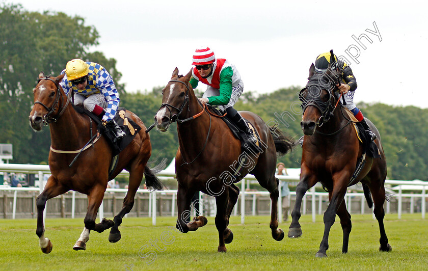 Benefit-Street-0003 
 BENEFIT STREET (right, Marco Ghiani) beats NIBRAS AGAIN (left) and LOMU (centre) in The Discover Newmarket Offering Specialist Guided Tours Handicap
Newmarket 24 Jun 2021 - Pic Steven Cargill / Racingfotos.com