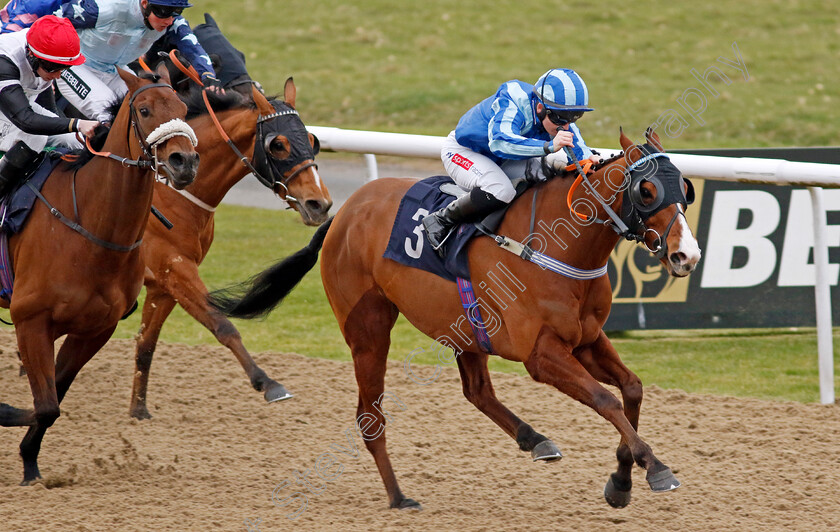 Boasty-0002 
 BOASTY (Hollie Doyle) wins The Build Your Acca With Betuk Handicap Div2
Wolverhampton 9 Mar 2024 - Pic Steven Cargill / Racingfotos.com