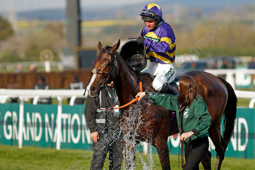 Corach-Rambler-0013 
 CORACH RAMBLER (Derek Fox) after winning The Randox Grand National
Aintree 15 Apr 2023 - Pic Steven Cargill / Racingfotos.com