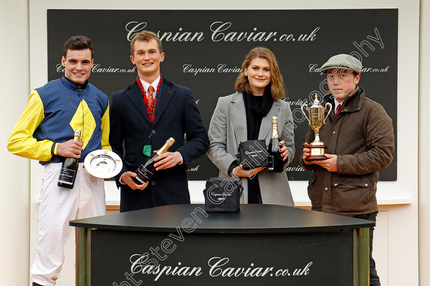 Guitar-Pete-0011 
 Presentation to Ryan Day for The Caspian Caviar Gold Cup won by GUITAR PETE Cheltenham 16 Dec 2017 - Pic Steven Cargill / Racingfotos.com