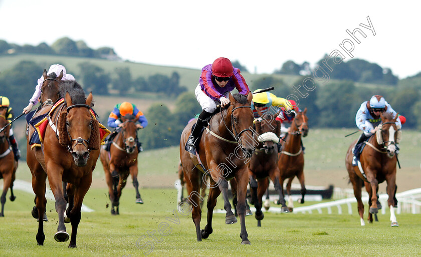 Jungle-Juice-0003 
 JUNGLE JUICE (Callum Shepherd) wins The Floyds Turfcare And Weedcare Solutions Handicap as GOLD HUNTER (left) runs loose
Chepstow 2 Jul 2019 - Pic Steven Cargill / Racingfotos.com