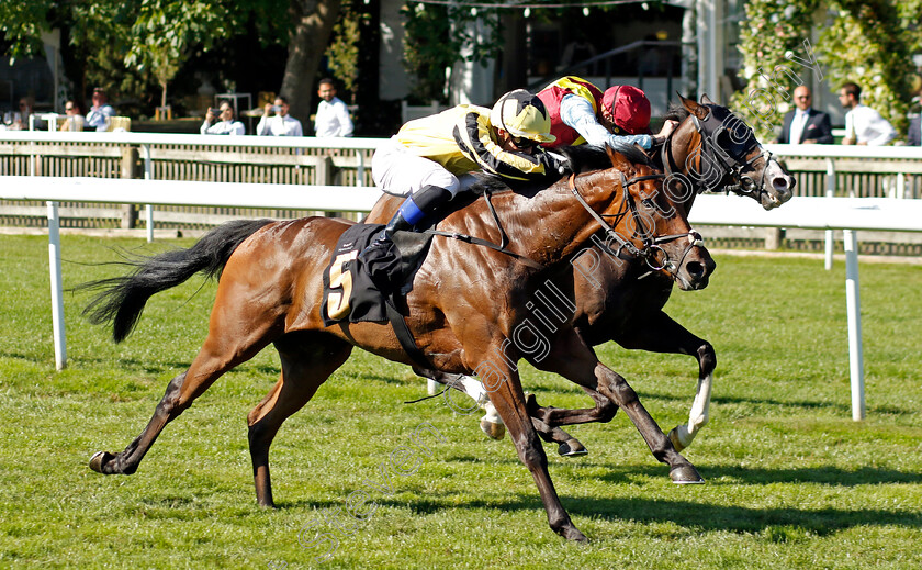 Adjuvant-0004 
 ADJUVANT (Benoit de la Sayette) beats COMMONSENSICAL (farside) in The Moet & Chandon Handicap
Newmarket 9 Jul 2022 - Pic Steven Cargill / Racingfotos.com