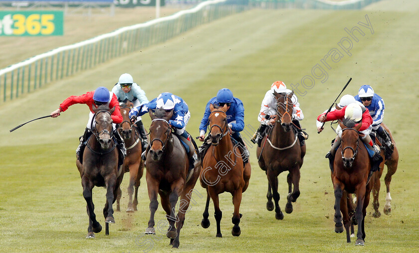 Qabala-0003 
 QABALA (2nd left, David Egan) beats MOT JUSTE (right) in The Lanwades Stud Nell Gwyn Stakes
Newmarket 16 Apr 2019 - Pic Steven Cargill / Racingfotos.com