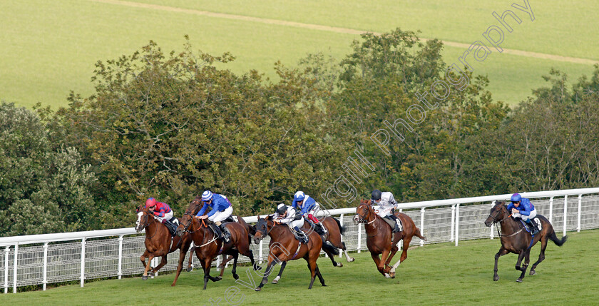 Victory-Chime-0002 
 VICTORY CHIME (centre, Hector Crouch) wins The Best of British Events Foundation Stakes
Goodwood 22 Sep 2021 - Pic Steven Cargill / Racingfotos.com